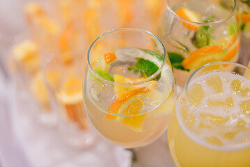 glass of orange juice