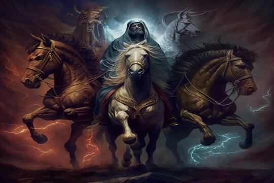 The Four Apocalyptic Horsemen In The 6th Chapter Of The Revelation Of John