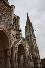 Obraz premium Cathedral of Notre-Dame de Chartres in Chartres, France