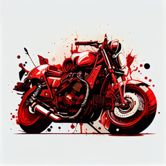 Motorcycle background white hd upscale