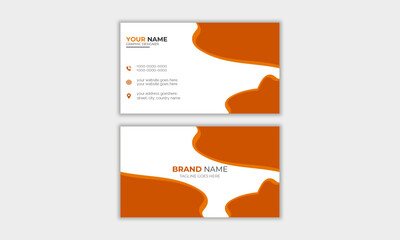 creative minimalist business card, Creative Double Sided Business Card Design, Modern visiting card template, Modern Business Card
