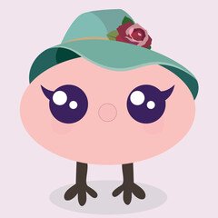 Ndoge - cute egg character illustration design