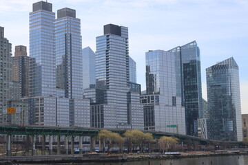Fototapeta premium riverside skyline