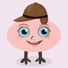 Ndoge - cute egg character illustration design