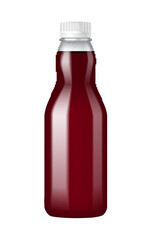 Realistic Juice Bottle