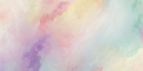 Soft watercolor textured background in pastel tones generative ai