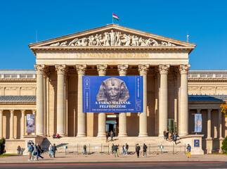 Museum of fine arts on Heroes square, Budapest, Hungary
