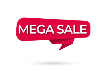 Obraz premium Mega sale label