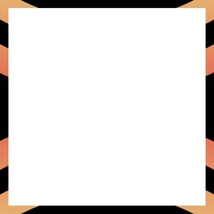 Unique Square artistic frame and border