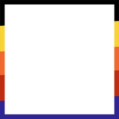 Unique Square artistic frame and border