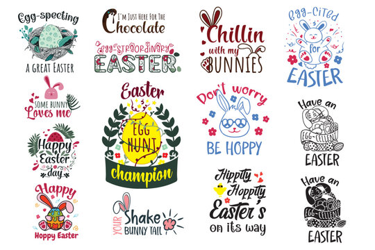 Easter Day Quotes Bundle SVG, Easter quotes, Easter Bunny svg, Easter Egg svg, Easter png, Spring svg, Easter Quote SVG, Easter Cut File, Easter Saying, Easter Eggs Svg, Easter Shirt, Cut Files for Cr