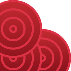 Lunar New Year Circle Pattern