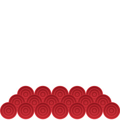 Lunar New Year Circle Pattern