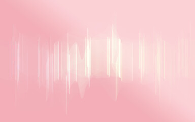 Digital  lines streams visual optic technology on rose background graphics