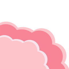 Cloud Cute Corner Shape