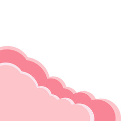 Cloud Cute Corner Shape