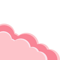 Cloud Cute Corner Shape