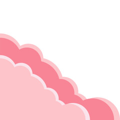 Cloud Cute Corner Shape