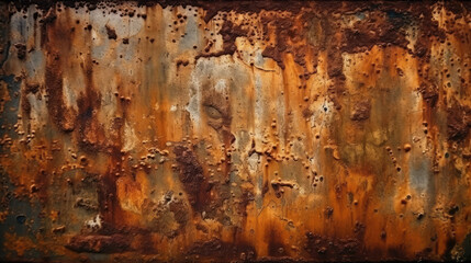 Rusty metal texture as background wallpaper