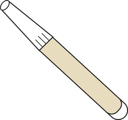 Marker pencil or regular sand