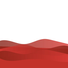 Abstract Wavy Gradient Footer