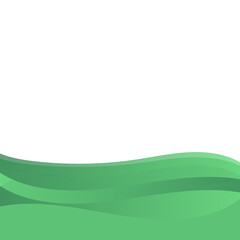 Abstract Wavy Gradient Footer