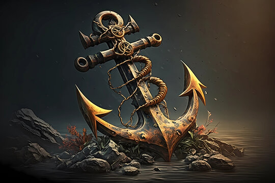 Anchors Aweigh: Navigating Through Life's Waves | AI Generative
