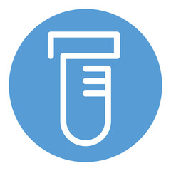 png image icon of test tube on transparent background