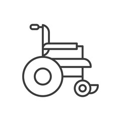 png image icon of wheelchair on transparent background