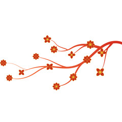 Branch Lunar Flower