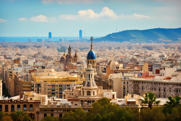 Fototapeta premium Barcelona Spain