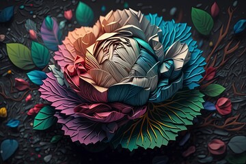 Explore the beauty of nature with our Flowers and Leaves collection. Featuring a variety of artistic styles, each image showcases the intricate details of plants in vibrant color. Perfect for design.