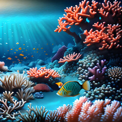Fototapeta na wymiar Tropical Coral Reef