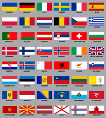 Flags of European countries