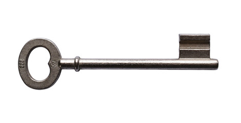 A key isolated on the transparent background