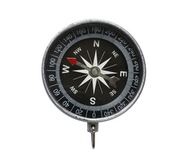 An old compass on the transparent background
