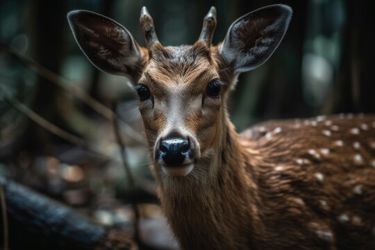We're going to feed a deer. Generative AI