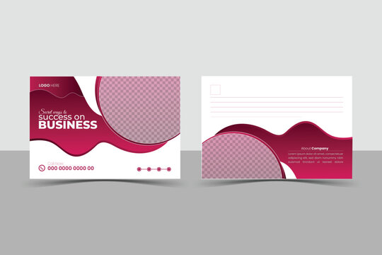 Corporate postcard design template. amazing and modern postcard design. stylish corporate postcard design Creative modern corporate business postcard EDDM design template Corporate postcard template 