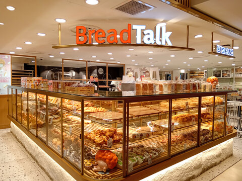 Singapore City, Singapore - February 26, 2023: Bakery selling fresh baked bread and pastries in a shopping mall in Singapore.
Bread Bakery Singapore