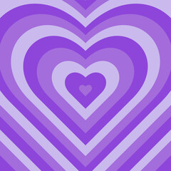 purple hearts background y2k vector