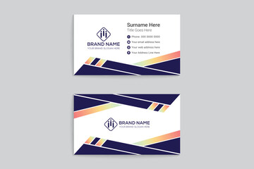 Professional business card mockup