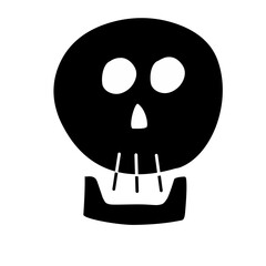 skull vector silhouette