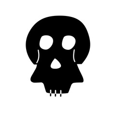 skull vector silhouette