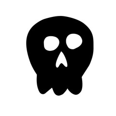 skull vector silhouette