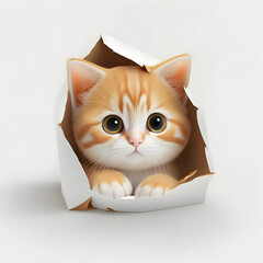 Irresistibly Immaculate 3D Cat Illustrations