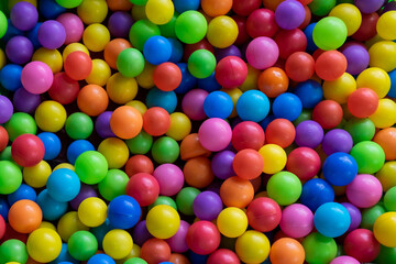 Fototapeta na wymiar Colorful balls for children