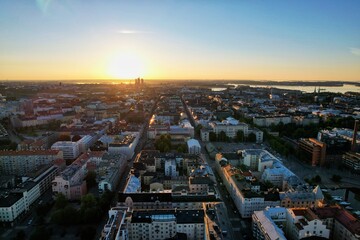 Helsinki, Finland, from air