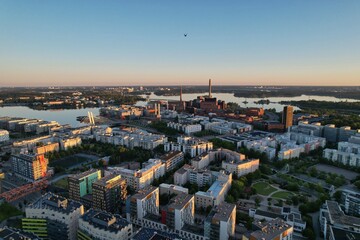 Helsinki, Finland, from air