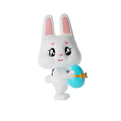Easter Bunny 3d Illustration 