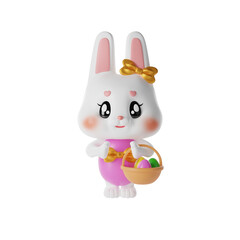 Easter Bunny 3d Illustration 